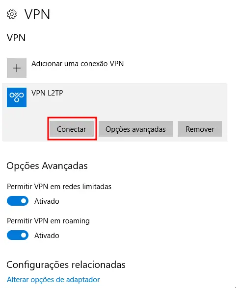 Conectar VPN L2TP IPSec no Windows