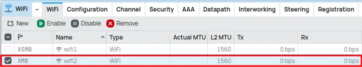 WiFi Interfaces to Configure Wi-Fi 6 on MikroTik